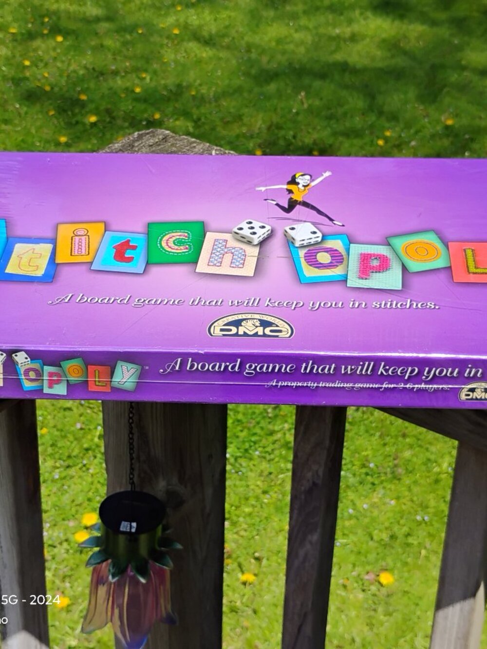 new unused Stitchopoly board game sewing themed by DMC Corp 2008 for 2-6 players